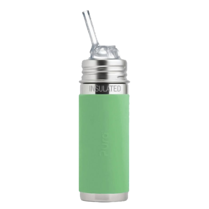 Pura Kiki® 260ml Insulated Kiddo Straw (Free Flowing) Stainless Steel Bottle