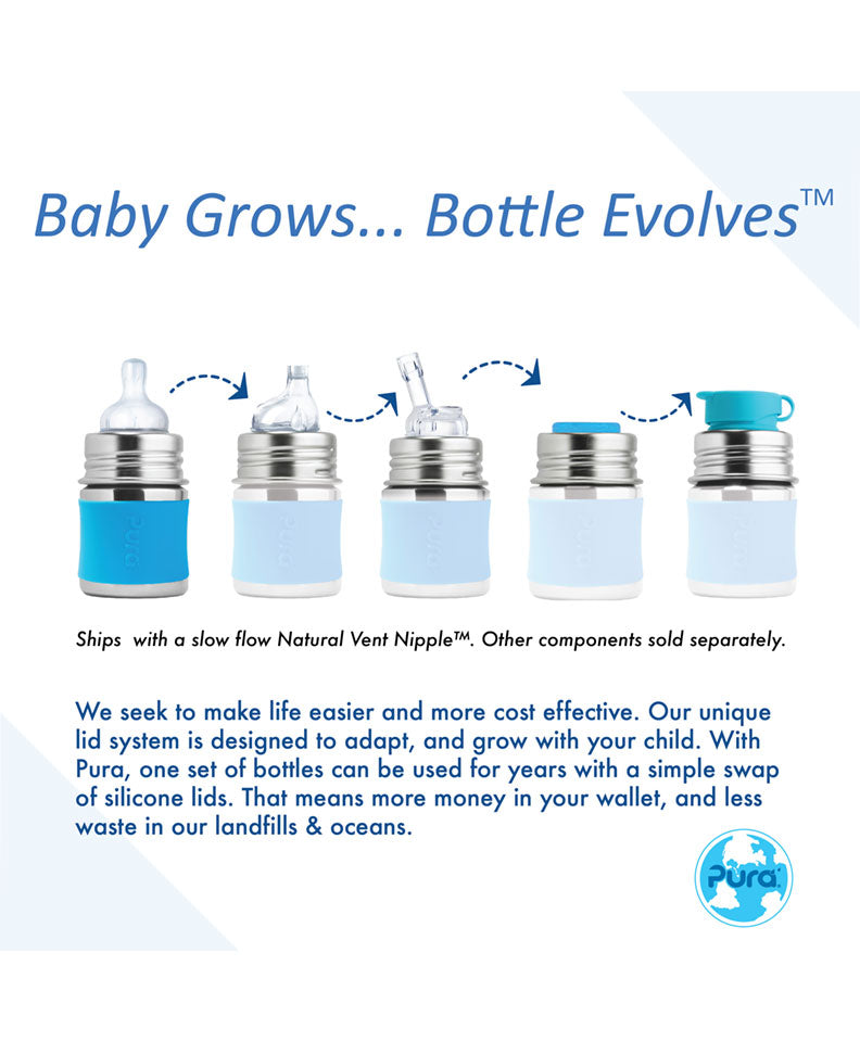 Pura Kiki® 150ml Infant Stainless Steel Bottle
