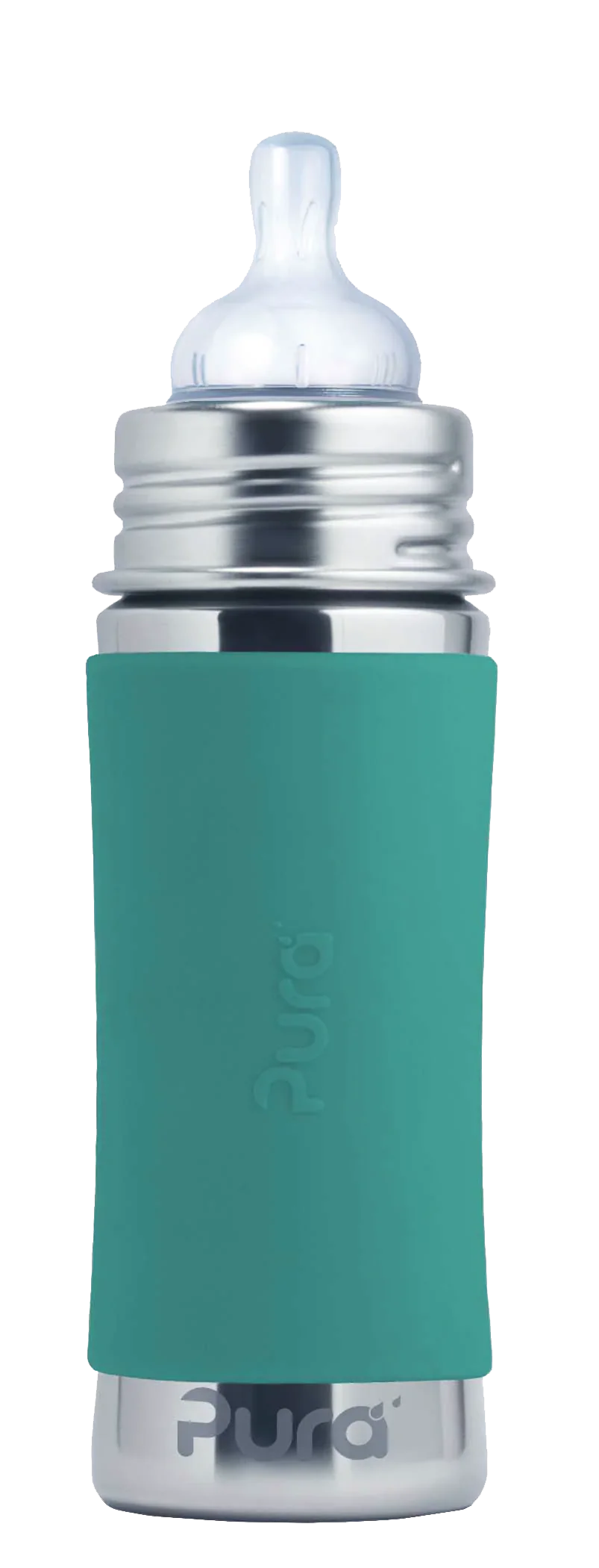 Pura Stainless 325ml Infant Stainless Steel Bottle Mint