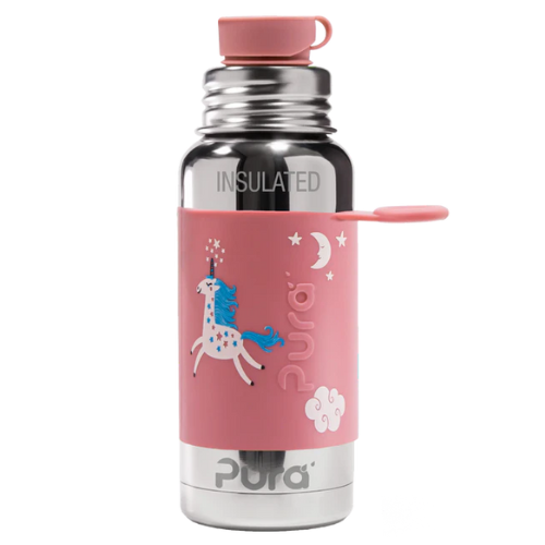 Pura Stainless 475ml Unicorn Insulated Sport Water Bottle