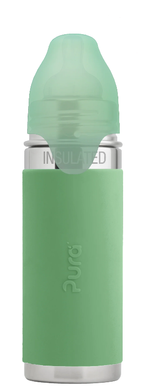 Pura Stainless Insulated Infant Moss with Travel Cover