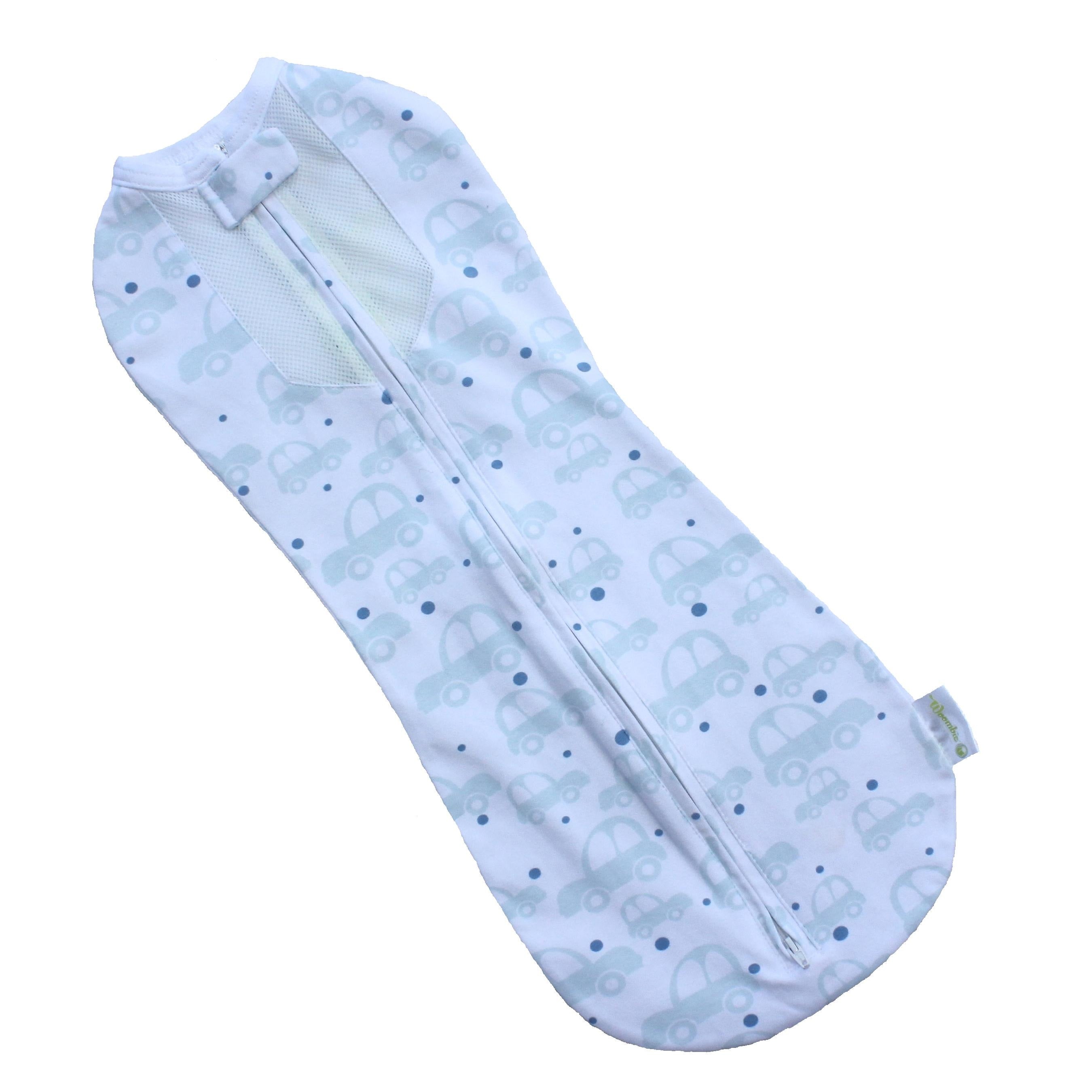 Woombie Air - Lil Cars Big Baby 3-6M/6.5-9KG Baby Swaddle
